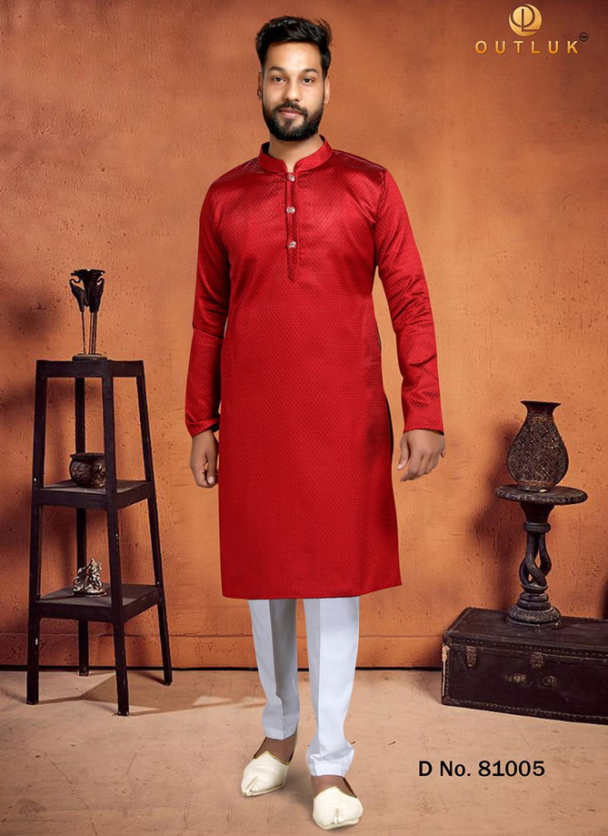 Outluk Vol 81 Festive Mens Wear Wholesale Kurta Pajama Collection